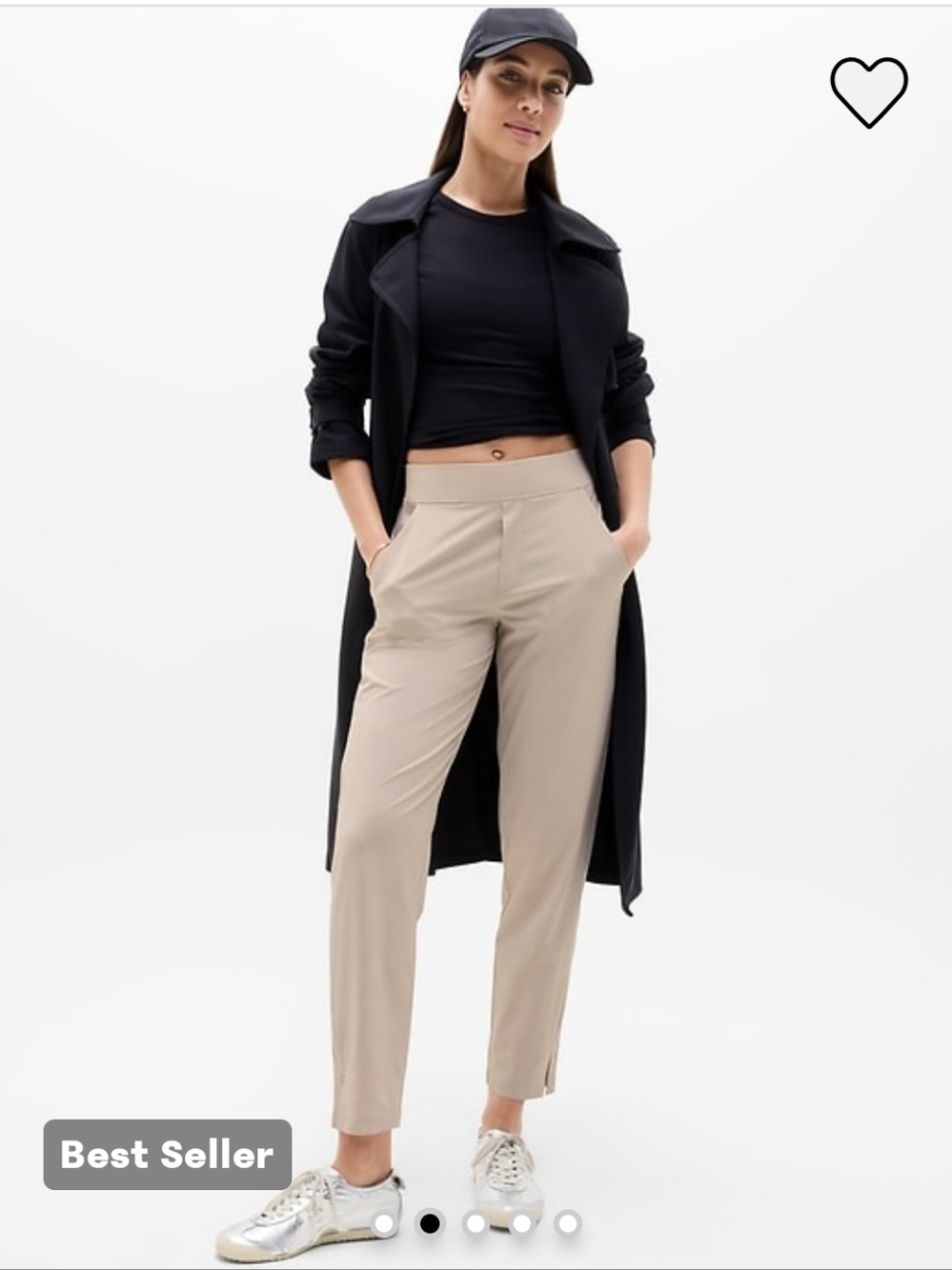 Athleta Slim Ankle Pants in Olive